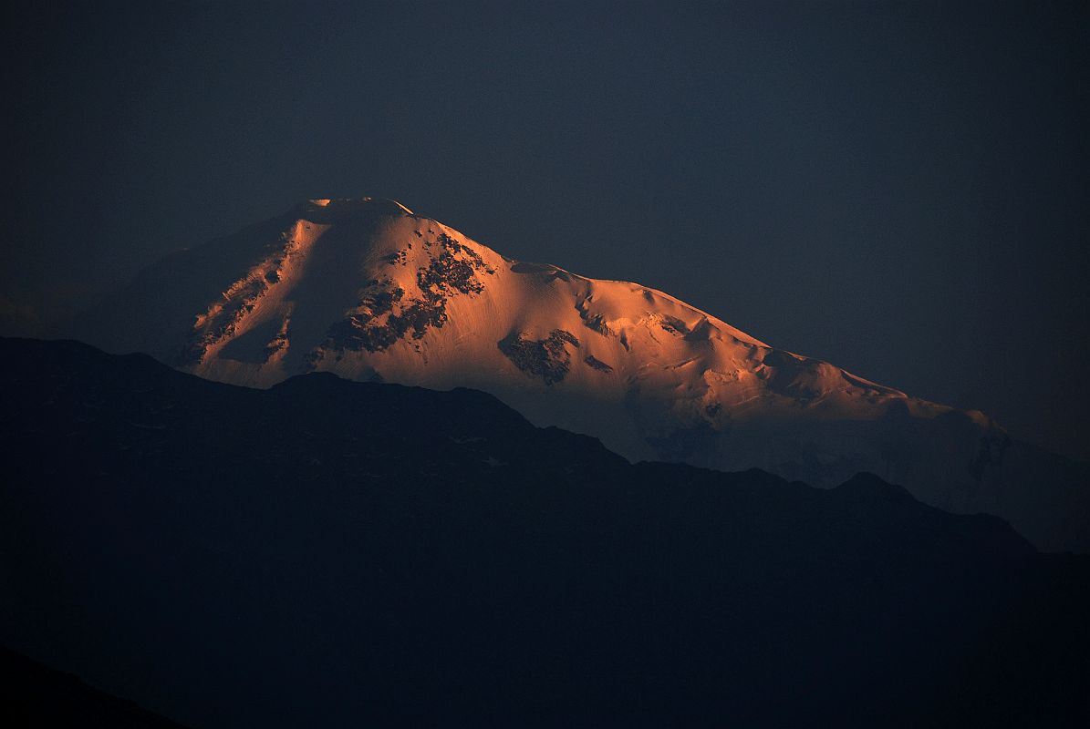 214 Tilicho Peak At Sunset From Kagbeni